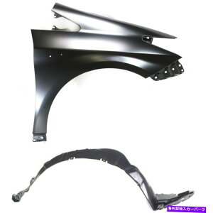 Fender Liner VtF_[tF_[Ci[Lbg2pctgvC~h10-12g^vEXx[X New Fender & Fender Liner Kit 2pc front primed right for 10-12 Toyota Prius Base