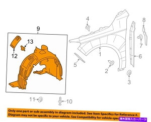Fender Liner メルセデスOEM 14-18 CLA250-FENDER LINER RIGHT 2466900200 MERCEDES OEM 14-18 CLA250-Fender Liner Right 2466900200