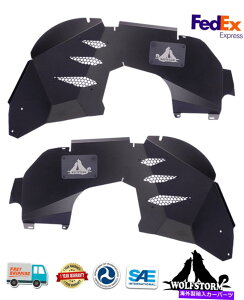 Fender Liner 2018-2022�̃W�[�v�����O���[JL�O���f�B�G�[�^�[JT�t�����g�X�`�[���z�C�[���C���i�[�t�F���_�[���C�i�[ for 2018-2022 Jeep Wrangler JL Gladiator JT Front Steel Wheel Inner Fender Liner�y���s�A���i�z
