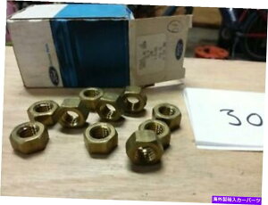 exhaust manifold 2x Nos 1965-86 Ford Lincoln Mercury Exurury Manifold Flange Brass Nut 7/16-14 2X NOS 1965-86 FORD LINCOLN MERCURY EXHAUST MANIFOLD FLANGE BRASS NUT 7/16-14