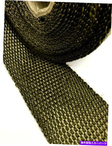 exhaust manifold �`�^���n��r�C�q�[�g�w�b�_�[�p�C�v���b�v���[����2�C���`x 50�t�B�[�g�̒���-... Titanium LAVA Exhaust heat header pipe wrap roll 2 INCH WIDE X 50 FEET LONG -...