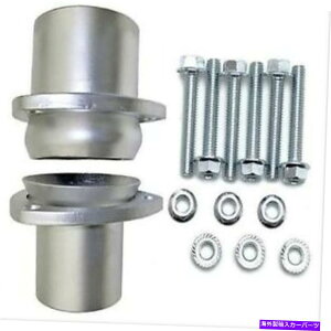 exhaust manifold Hedman Hedders 21151 2-1/2 �{�[�����\�P�b�g�X�^�C���R���N�^�[�A�_�v�^�[�t�����W�L�b�g Hedman Hedders 21151 2-1/2 Ball & Socket Style Collector Adapter Flange Kit�y���s�A���i�z
