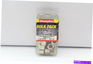 exhaust manifold `sIt@Xi[MS15gbNX`[}jz[hibgM10 x 1.5- 25pbN CHAMPION FASTENERS MS15 METRIC STEEL MANIFOLD NUTS M10 x 1.5 - PACK OF 25