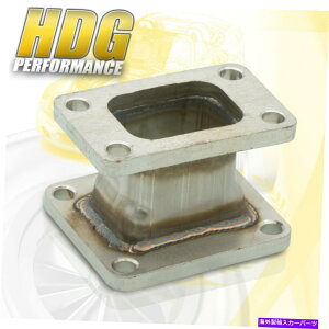 exhaust manifold T3 -T4/T70^[{`[W[}jz[hX`[4{gtWϊA_v^[ T3 - T4/T70 Turbocharger Manifold Steel 4-Bolt Flange Conversion Adapter