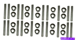 exhaust manifold F150 F250 4.6 5.4 6.8p̃XeX|{grC}jz[hwb_[X^bhLbg Stainless Steel Bolts Exhaust Manifold Header Stud Kit FOR F150 F250 4.6 5.4 6.8