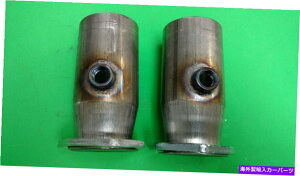 exhaust manifold 2.50 ?3 OD 409�X�e�����X3�{���g�t�����W�X�^�C���w�b�_�[�R���N�^�[W/02 Bungs USA 2.50 TO 3OD 409 STAINLESS 3 BOLT FLANGE STYLE HEADER COLLECTOR W/02 BUNGS USA�y���s�A���i�z