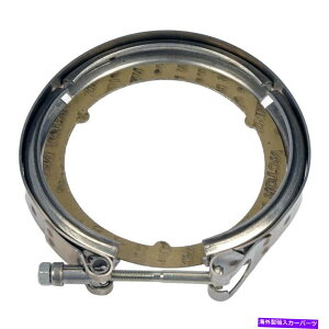 exhaust manifold RAM 2500 11-15XeX|VRT{gVohrC}jz[hNvp For Ram 2500 11-15 Stainless Steel Natural T-BOLT V-Band Exhaust Manifold Clamp