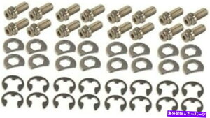 exhaust manifold �X�e�[�W8 8913���b�N�w�b�_�[�{���g�t�H�[�h�X���[���u���b�N289/302/5.0L/351W -16�̃Z�b�g Stage 8 8913 Locking Header Bolts Ford Small Block 289/302/5.0L/351W - Set of 16�y���s�A���i�z