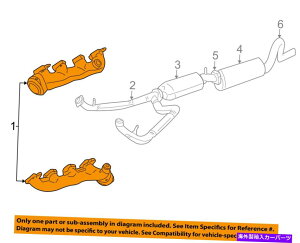 exhaust manifold Ford OEM-Exhastr Manifold XL3Z9430GA FORD OEM-Exhaust Manifold XL3Z9430GA