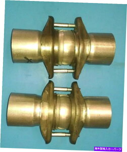exhaust manifold 2 x 2.50 ID?2.50 ID�A���~�j�[�[�V�����{�[�����\�P�b�g�w�b�_�[�R���N�^�[�ڑ�USA 2 X 2.50ID TO 2.50 ID ALUMINIZED BALL & SOCKET HEADER COLLECTOR CONNECTION USA�y���s�A���i�z