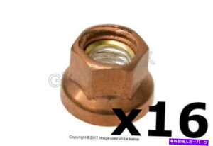 exhaust manifold BMW�i2002-2017�j���J���[�i�b�g�i16�̃Z�b�g�j�r�C�i8 mm�j�{�� +�ۏ� BMW (2002-2017) Copper Collar Nut (Set of 16) Exhaust (8 mm) GENUINE + Warranty�y���s�A���i�z