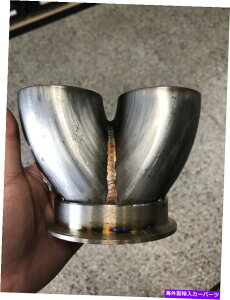 exhaust manifold �X�e�����X304 2-1 3 ����2.5�w�b�_�[�}�[�W�R���N�^�[W/ 3 V�o���h�t�����W�G�L�]�[�X�g Stainless 304 2-1 3 to 2.5 header merge collector w/ 3 V band flange Exhaust�y���s�A���i�z