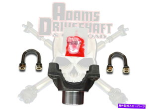 Driveshaft �A�_���Y�t�H�[�h�W�[�vJK���A1350�s�j�I�����[�NU�{���g�X�^�C�����r�R���܂��̓m�����r�R�� Adams Forged Jeep JK Rear 1350 Pinion Yoke U-Bolt Style Rubicon or Non Rubicon�y���s�A���i�z