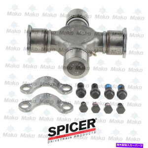 Driveshaft �X�p�C�T�[�O���[�X�\�ȃ��j�o�[�T���W���C���g�n�[�t���E���h1760�R���r�l�[�V����5-677X�X�g���b�v�X�� Spicer Greaseable Universal Joint Half Round 1760 Combination 5-677X Straps Incl�y���s�A���i