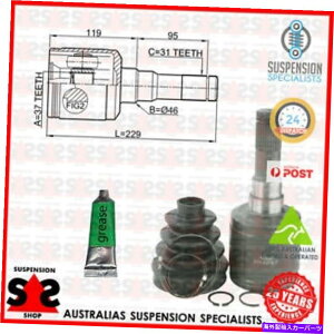 Driveshaft �t�����g�A�N�X�����W���C���g�L�b�g�A�h���C�u�V���t�g�X�[�c�t�H�[�hUSA F-150�N���[�L���u�s�b�N�A�b�v�N���[ Front Axle Left Joint Kit, Drive Shaft Suit FORD USA F-150 Crew Cab Pickup Crew�y���s�A