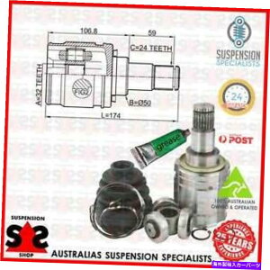 Driveshaft �t�����g�A�N�X�����W���C���g�L�b�g�A�h���C�u�V���t�g�X�[�c�g���^�J�����T���[���i_V5_�jASV50 SED Front Axle Left Joint Kit, Drive Shaft Suit TOYOTA CAMRY Saloon (_V5_) ASV50 Sed�y���s�A���i�z