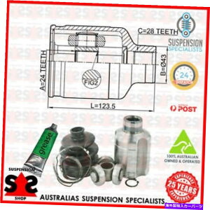 Driveshaft �g�����X�~�b�V�����G���h�W���C���g�L�b�g�A�h���C�u�V���t�g�X�[�cKIA�N�����X�iK9A�jK9A�Z�_��2.0 I 16 Transmission End Joint Kit, Drive Shaft Suit KIA CLARUS (K9A) K9A Sedan 2.0 i 16�y���s�A���i�z