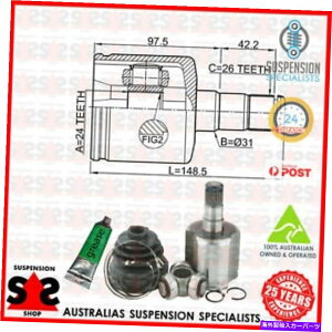 Driveshaft �t�����g�A�N�X�����W���C���g�L�b�g�A�h���C�u�V���t�g�X�[�c�{���{240�R���r�iP245�jP245�R���r2�B Front Axle Left Joint Kit, Drive Shaft Suit VOLVO 240 Kombi (P245) P245 Kombi 2.�y���s�A���i�z