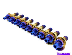 exhaust manifold JDC`^GL][Xg}jz[hX^bhLbgiEVO 4-9/ 2G DSMjRĂ܂͗̎dグI JDC Titanium Exhaust Manifold Stud Kit (Evo 4-9/ 2G DSM) Burnt or Bare Finish!