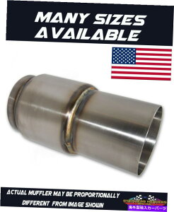 exhaust manifold 304XeXAJ̊go[X}t[4 "OD x 4"{fB̒ 304 Stainless American Made Extended Exit Race Muffler 4" OD x 4" Body Length