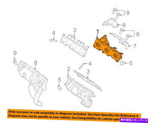 exhaust manifold Ford OEM-Exhastr Manifold DA5Z9430A FORD OEM-Exhaust Manifold DA5Z9430A