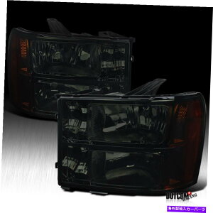 exhaust manifold FIT 2007-2013 GMC Sierra 1500 2500HD 3500HDX[NwbhCg+E Fit 2007-2013 GMC Sierra 1500 2500HD 3500HD Smoke Headlights Left+Right