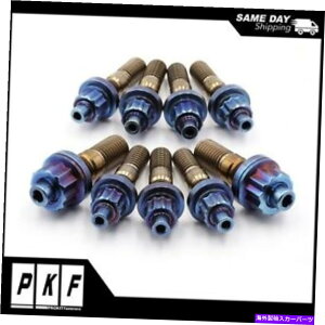exhaust manifold Mitsubishi Evo 8/9pPKFrC}jz[h`^X^bh{gLbg PKF Exhaust Manifold Titanium Studs Bolt Kit For Mitsubishi Evo 8/9