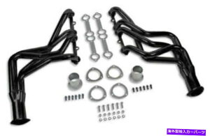 exhaust manifold WB10016�z���C�g�{�b�N�X�����O�`���[�u�w�b�_�[ - ���h��-1-5/8�C���`�v���C�}���[-3 WB10016 White Box Long Tube Header - Black Painted - 1-5/8 Inch Primaries - 3�y���s�A���i�z