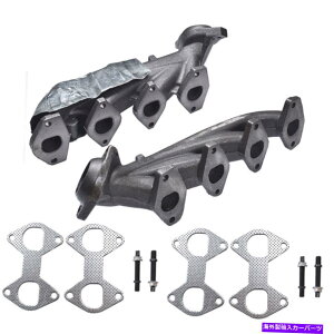 exhaust manifold 2004-2010 Ford Truck 5.4L V8�̍����E���̔r�C�}�j�z�[���h���K�X�P�b�g�L�b�g Left & Right Side Exhaust Manifold & Gasket Kit For 2004-2010 Ford Truck 5.4L V8�y���s�A���i�z