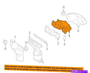 exhaust manifold Ford OEM-Exhastr Manifold 7E5Z9430BA FORD OEM-Exhaust Manifold 7E5Z9430BA