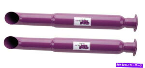 exhaust manifold FlowTech 50232flt Purple Hornies Header Muffler Flowtech 50232FLT Purple Hornies Header Muffler
