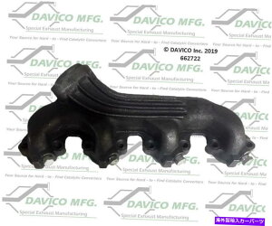exhaust manifold Davico MFG 662722�X�^���h�A�����̐��m�ȃt�B�b�g�r�C�}�j�z�[���h Davico Mfg 662722 Stand alone Exact-Fit exhaust manifold
