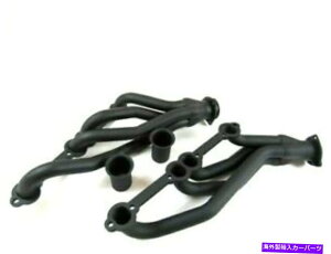 exhaust manifold �����ȃu���b�N�V�{���[283-400�~�b�h�����O�X�w�b�_�[�A�ۂ��|�[�g Small Block Chevy 283-400 Mid Length Header, Round port�y���s�A���i�z