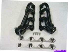 exhaust manifold スモールブロックフォード289 302 351Wウィンザーブラックストリートロッドショーティーエキゾーストヘッダー Small Block Ford 289 302 351W Windsor Black Street Rod Shorty Exhaust Headers