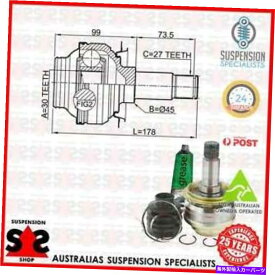 Driveshaft リアアクスルジョイントキット、ドライブシャフトスーツメルセデスベンツSクラス（W221）W221セダンS Rear Axle Joint Kit, Drive Shaft Suit MERCEDES-BENZ S-CLASS (W221) W221 Sedan S