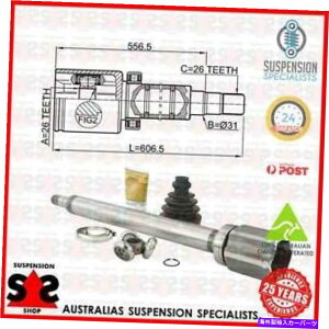 Driveshaft �t�����g�A�N�X���E�W���C���g�L�b�g�A�h���C�u�V���t�g�X�[�c�{���{240�R���r�iP245�jP245 kombi 2 Front Axle Right Joint Kit, Drive Shaft Suit VOLVO 240 Kombi (P245) P245 Kombi 2�y���s�A���i�z