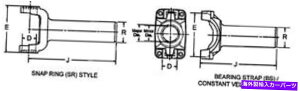 Driveshaft ドライブシャフトトランスミッションスリップYOKE-FSGR DANA SPICER 2-3-10831X Drive Shaft Transmission Slip Yoke-FSGR DANA Spicer 2-3-10831X