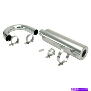 exhaust manifold 2�̃A�E�g���b�g�w�b�_�[�p��U�x���h�t���X�e�����X���[�V���O�}�t���[�ADuneBuggy��VW�p Stainless Racing Muffler, with U-Bend, for 2 Outlet Header, Dunebuggy & VW�y���s�A���i�z