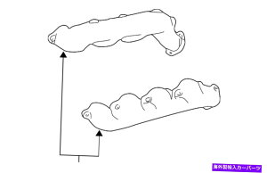 exhaust manifold {̃tH[hrC}jz[hF81Z-9430-AA Genuine Ford Exhaust Manifold F81Z-9430-AA