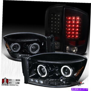 exhaust manifold tBbg2007-2009 RAM 1500 2500 3500̂鍕vWFN^[wbhCg+LEDe[v Fit 2007-2009 RAM 1500 2500 3500 Glossy Black Projector Headlights+LED Tail Lamp