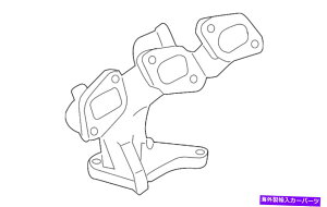 exhaust manifold {̓YrC}jz[h14004-7y000 Genuine Nissan Exhaust Manifold 14004-7Y000