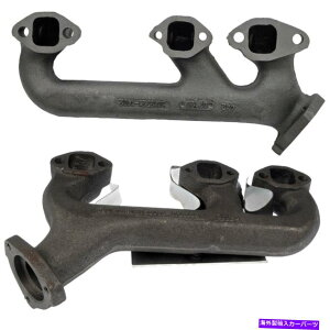 exhaust manifold Set-RB674208 2rC}jz[hhCo[ƏȃTCh̃h[}ZbgVyA SET-RB674208 Dorman Set of 2 Exhaust Manifolds Driver & Passenger Side New Pair