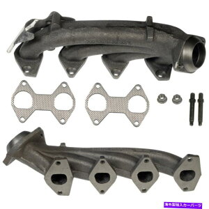 exhaust manifold Set-RB674696 2rC}jz[hhCo[ƏȃTCh̃h[}ZbgVyA SET-RB674696 Dorman Set of 2 Exhaust Manifolds Driver & Passenger Side New Pair