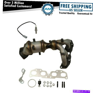 exhaust manifold KXPbgƃAbvXg[O2ZT[trC}jz[hG}Ro[^[AZu Exhaust Manifold Catalytic Converter Assembly w/ Gaskets & Upstream O2 Sensor