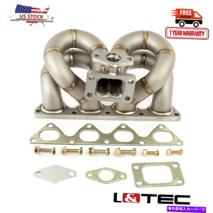exhaust manifold Honda Civic Acura Integra B16 B18 DOHC VTEC T3 38mm WG��L��TEC�^�[�{�}�j�z�[���h L&TEC Turbo Manifold for Honda Civic Acura Integra B16 B18 DOHC VTEC T3 38mm WG�y���s�A���i�z