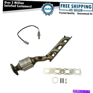 exhaust manifold A}_^C^p̎_fZT[LHTChtrC}jz[hG}Ro[^[ Exhaust Manifold Catalytic Converter w/ Oxygen Sensor LH Side for Armada Titan