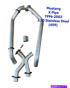 exhaust manifold 96-03}X^OXgbNV[eBpCv2.50XeX|i409j 96-03 MUSTANG STOCK SHORTY X PIPE 2.50 STAINLESS STEEL (409)