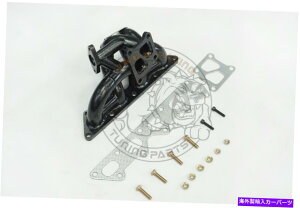 exhaust manifold OHT[EVO 4-8 4G63rC}jz[ĥ߂3mm|R[eBO 3mm Mild steel Black Coated For Mitsubishi Lancer EVO 4-8 4G63 Exhaust Manifold