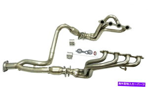 exhaust manifold }LV}CU[99?03tH[hF-150ggV8 4.6L / 5.4L 2WD / 4WD̃wb_[Lbg܂ Maximizer Catted Header For 99 To 03 Ford F-150 Triton V8 4.6L / 5.4L 2WD/4WD