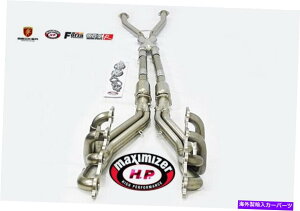 exhaust manifold }LV}CU[2001N2004ÑRxbgZ06 5.7Lƌ݊̂郍Owb_[Lbg܂ Maximizer Catted Long Header Compatible With 2001-2004 Corvette Z06 5.7L